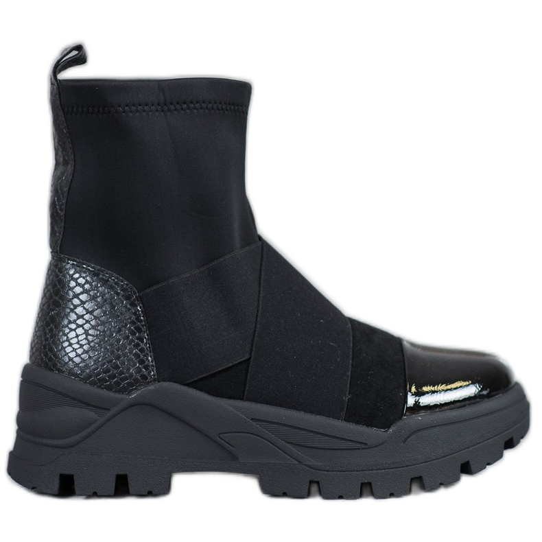 SHELOVET Stivali alla moda slip-on nero