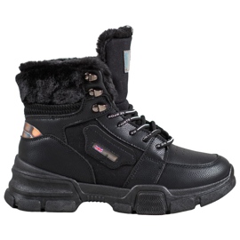 Yes Mile Sneakers Con Pelliccia nero