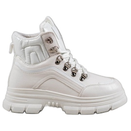 SHELOVET Scarpe da ginnastica calde bianca