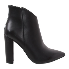 Stivali neri con tacco alto NS059P Black Ii Genere nero