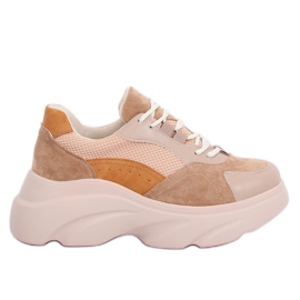 Scarpe da ginnastica cammello NH-31 multicolore