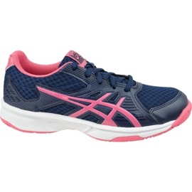 Asics Upcourt 3 W 1072A012-407 scarpe da pallavolo giallo blu navy