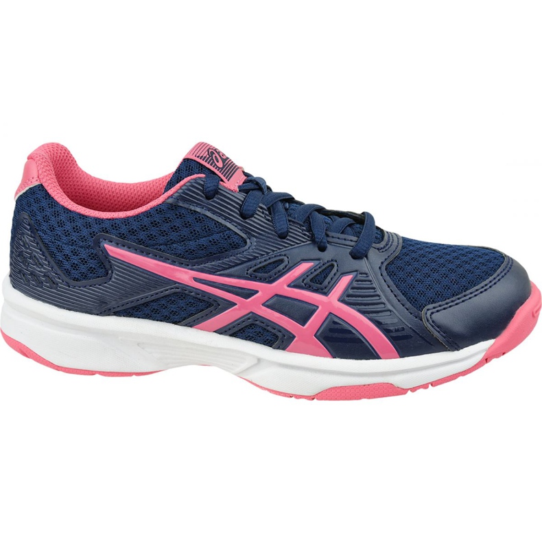 Asics Upcourt 3 W 1072A012-407 scarpe da pallavolo giallo blu navy