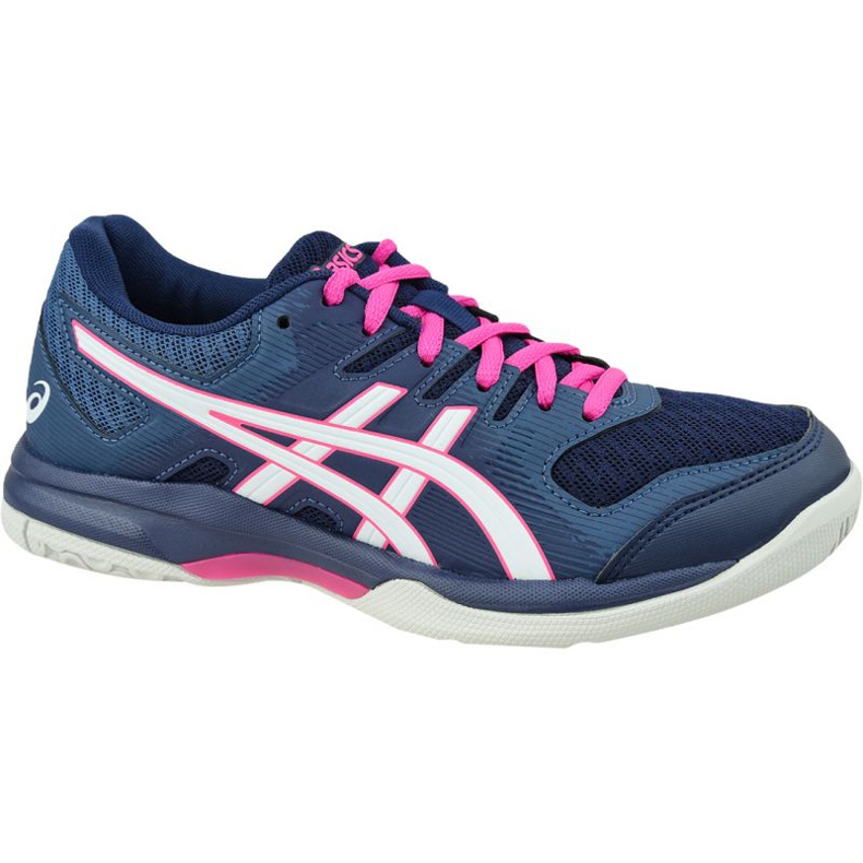 Asics Gel-Rocket 9 W 1072A034-401 scarpe da pallavolo blu navy blu