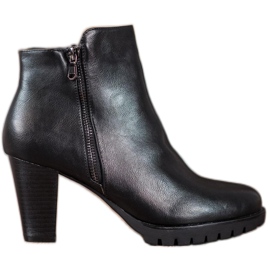 Anesia Paris Stivali eleganti in ecopelle nero