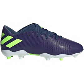 Scarpe da calcio Adidas Nemeziz Messi 19.3 Fg Jr EF1814 giallo viola