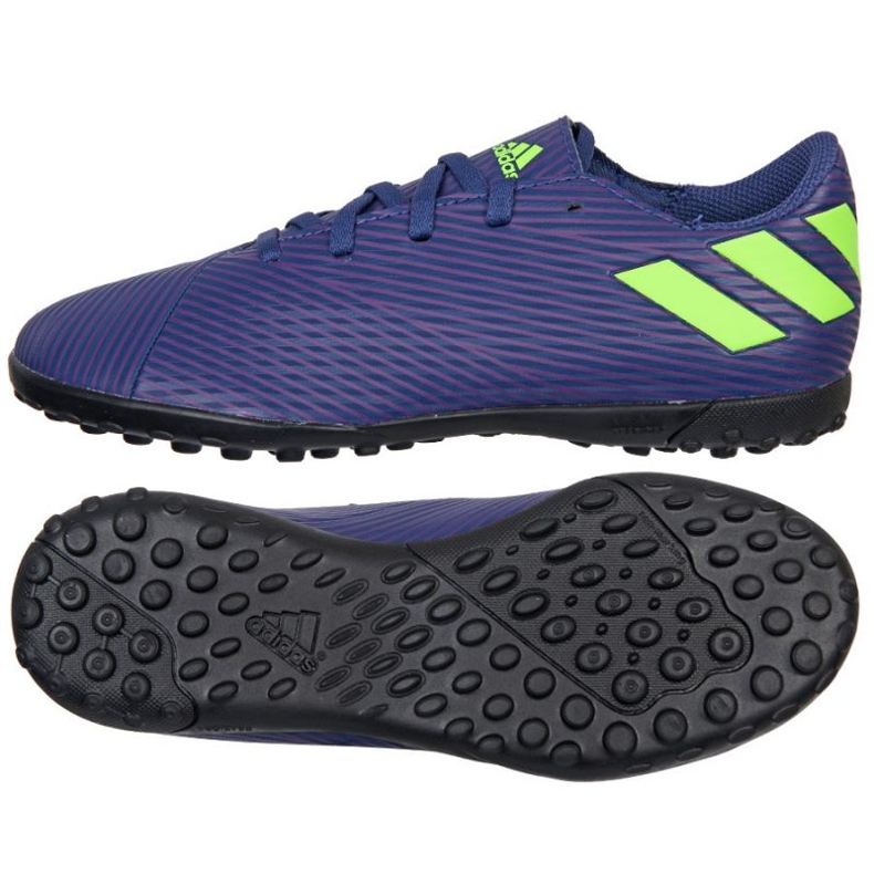 Adidas Nemeziz Messi 19.4 Tf Jr EF1818 scarpe blu navy blu navy