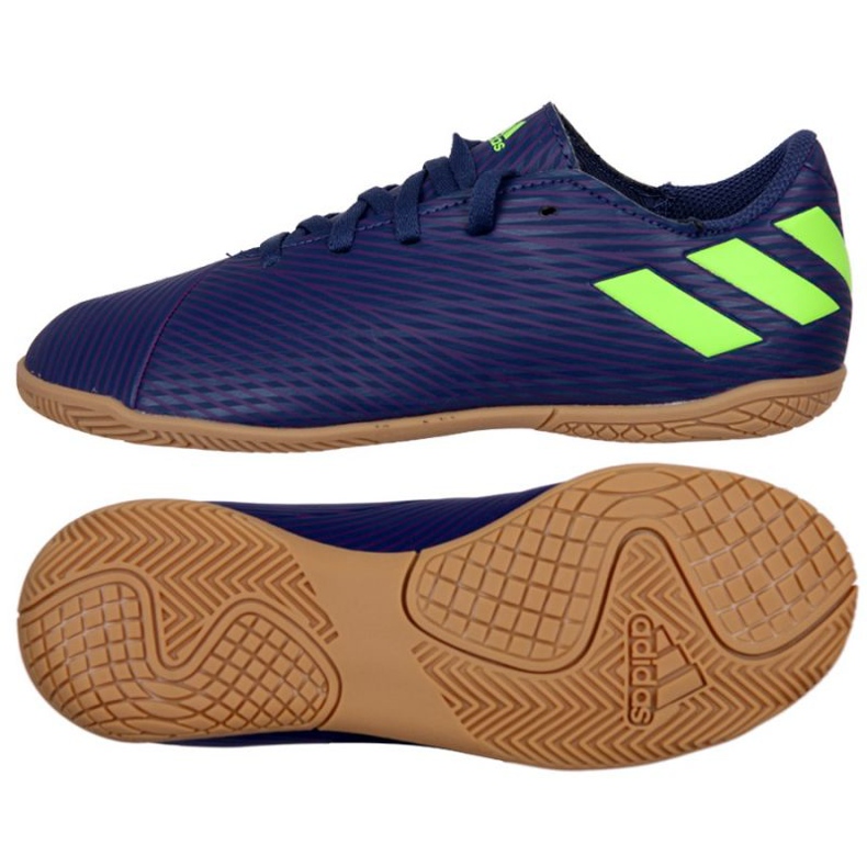 Scarpe da calcio Adidas Nemeziz Messi 19.4 In Jr EF1817 multicolore blu navy