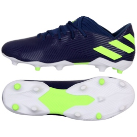 Adidas Nemeziz Messi 19.3 Fg M EF1806 scarpe viola blu navy