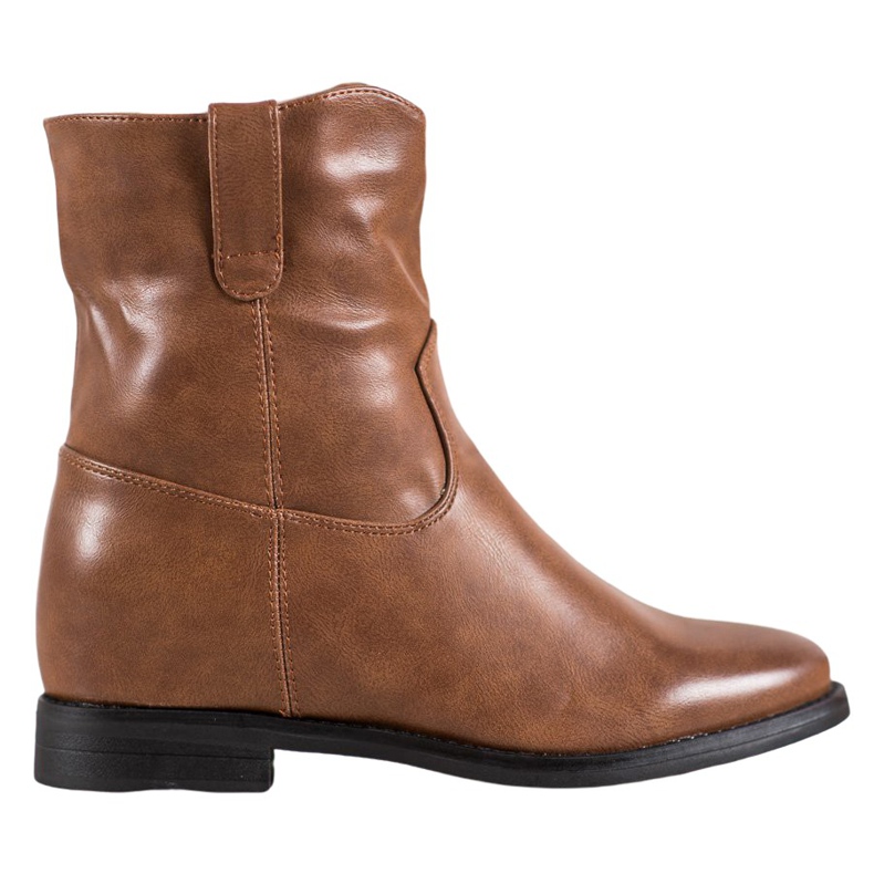 Ideal Shoes Stivali texani Con Ecopelle marrone