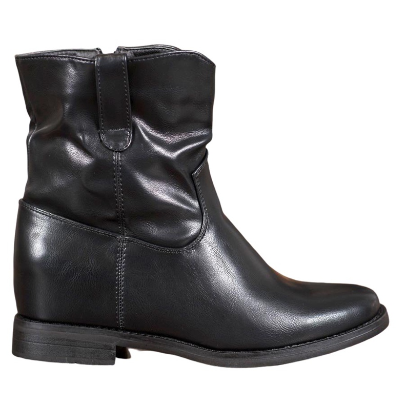 Ideal Shoes Stivali texani Con Ecopelle nero