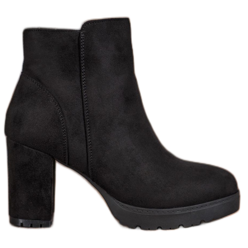 Super Mode Stivali alla moda sul post nero