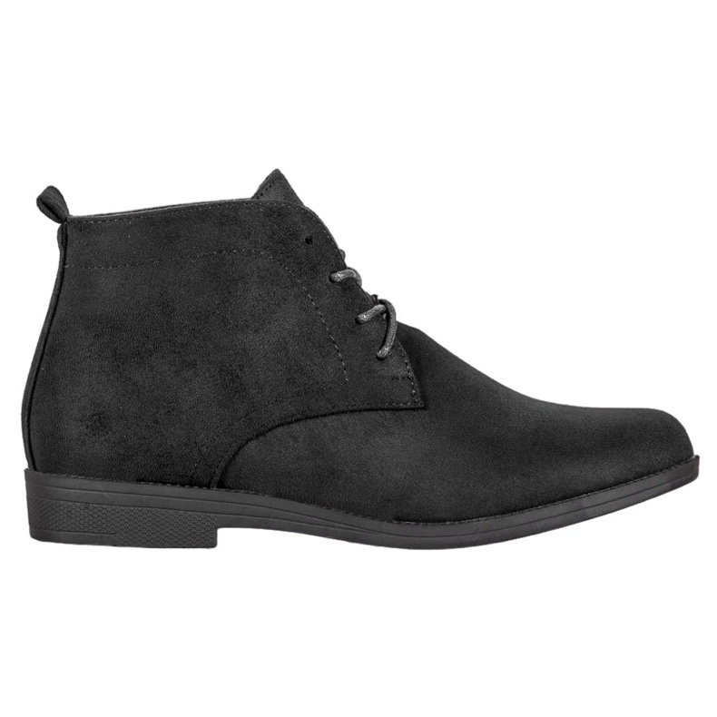 Goodin Comodi stivali in pelle scamosciata nero