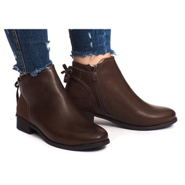 Stivali caldi J606 Camel marrone