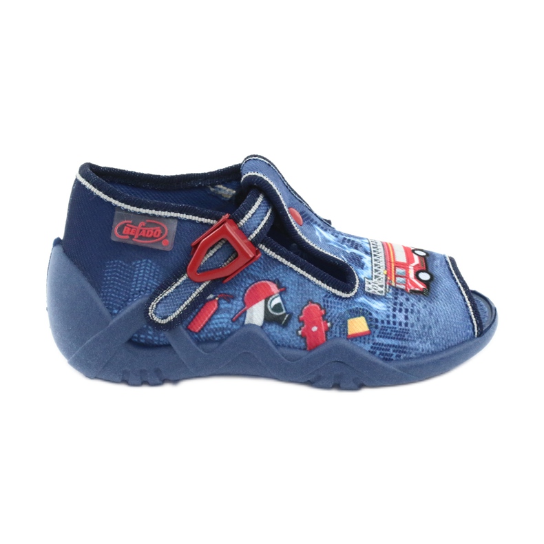 Scarpe per bambini Befado 217P101 rosso blu navy blu