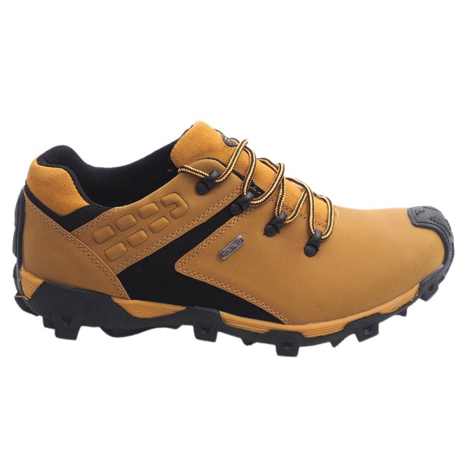 Scarponi Trekking Pelle Nat HLD923 Camel multicolore giallo