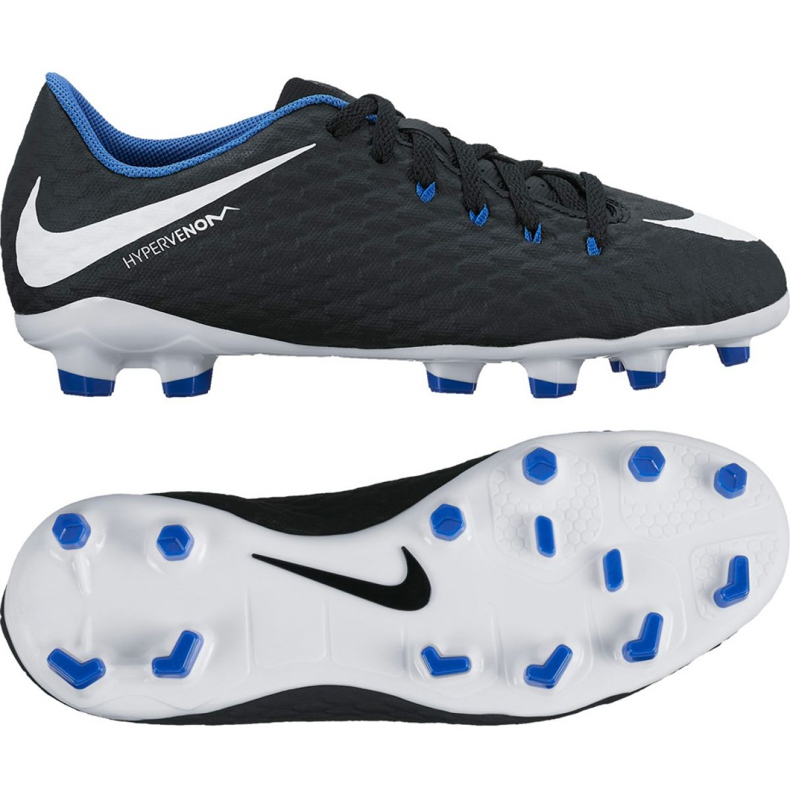 Nike Hypervenom Phelon Iii Fg Jr 852595-002 nero nero