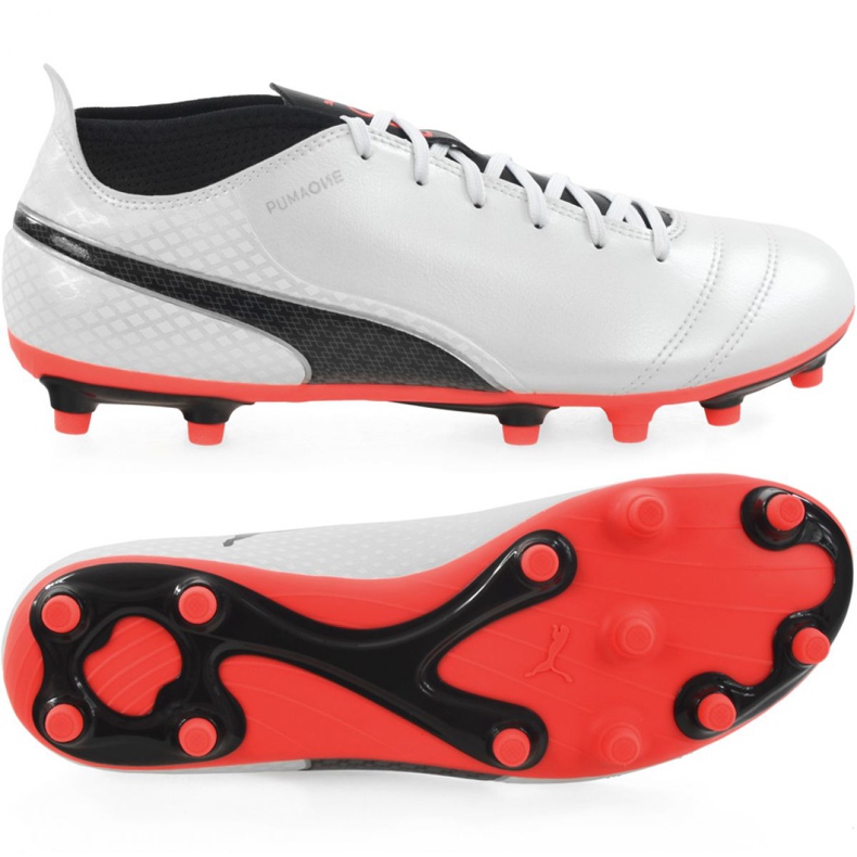 Scarpe da calcio Puma One 17.4 Fg M 104075 01 multicolore bianca