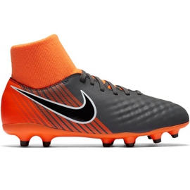 Nike Magista Obra 2 Academy Df Fg Jr AH7313-080 scarpe da calcio nero nero