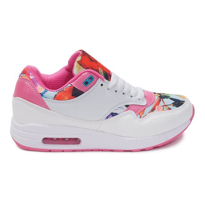 Scarpe Sportive Sneakers Sneakers Neon R-50 Bianco multicolore