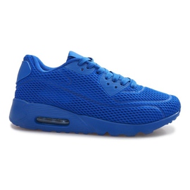 Scarpe sportive in rete blu