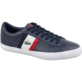 Lacoste Lerond 119 M 737CMA00457A2 bianca rosso blu navy