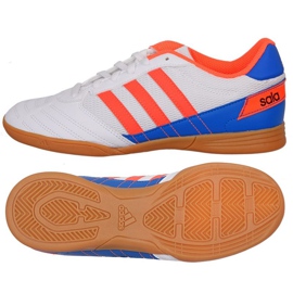 Scarpe da calcio Adidas Super Sala J In Jr FV2633 multicolore bianco