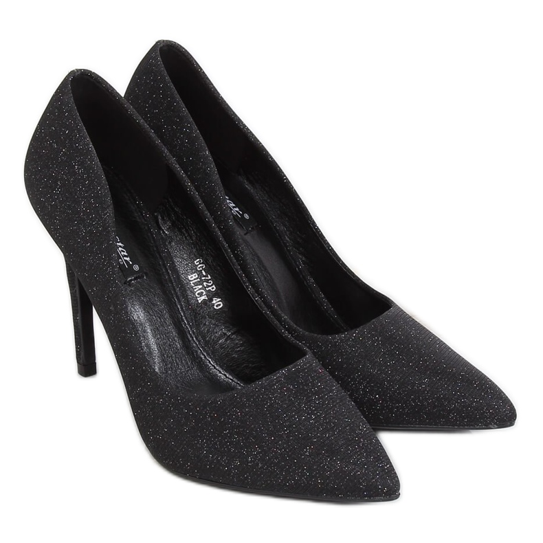 Spille iridescenti nere GG-72P Nero