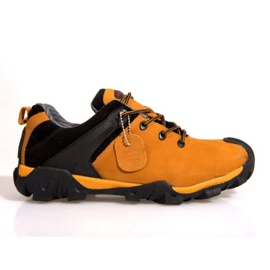 Scarponi da Trekking NAT Pelle. 6254 Cammello marrone nero