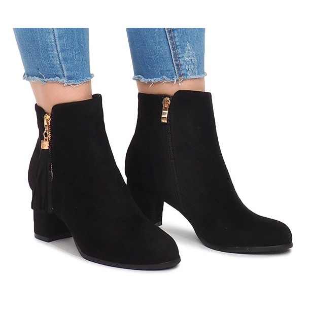 Stivali con tacco Boho S-20 Nero