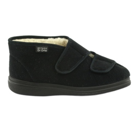 Dr.ORTO Befado ciabatte calde da donna in pu 986D011 nere nero