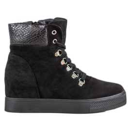 Bestelle Stivali con zeppa alla moda nero