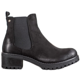 Goodin Stivaletti Slip-on Stivali Jodhpur nero