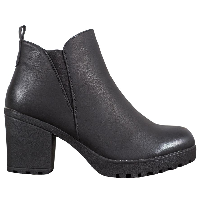 J. Star Stivali con tacco alto nero