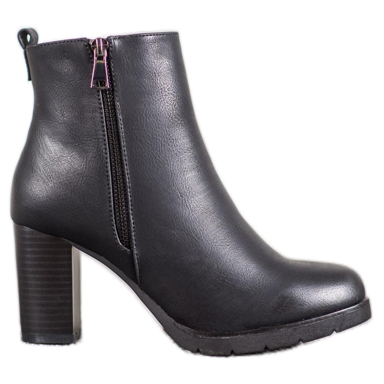 J. Star Stivali da donna in ecopelle nero