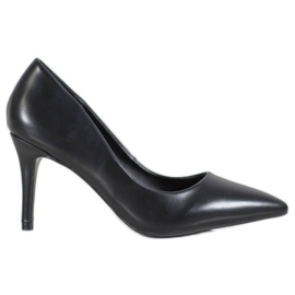 Small Swan Eleganti tacchi alti neri nero