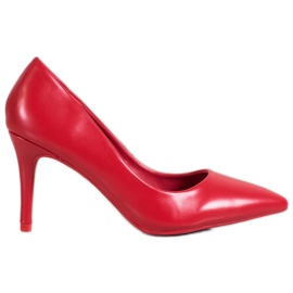 Small Swan Tacchi alti rossi eleganti rosso