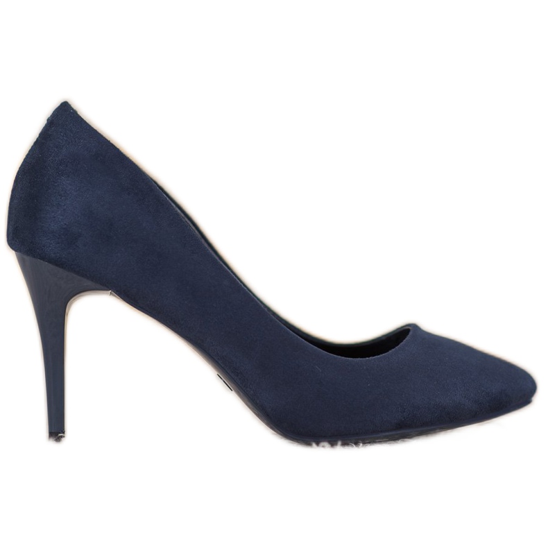 Comer Tacchi in pelle scamosciata blu