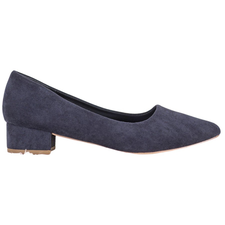 SHELOVET Décolleté con tacco piatto blu