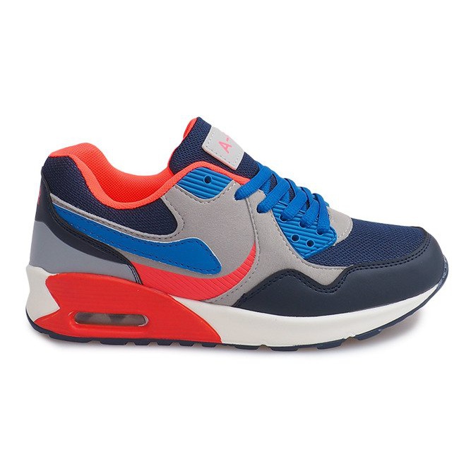 Sneakers B308A-1 Grigio blu navy multicolore