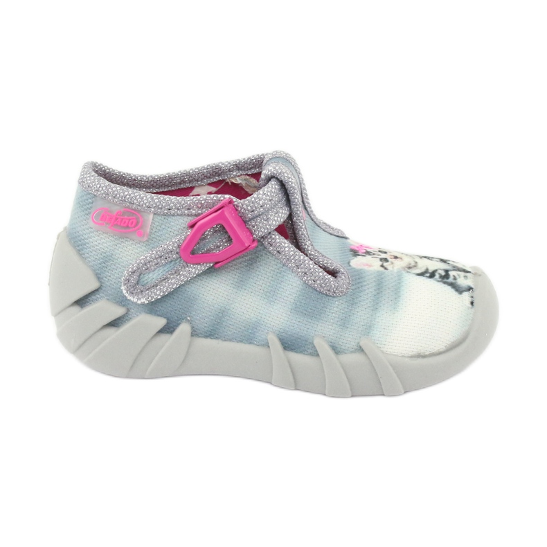 Scarpe per bambini Befado 110P365 rosa grigio multicolore
