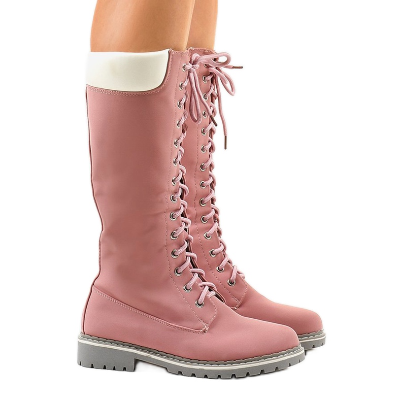 Stivali isolanti rosa PE106