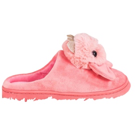 SHELOVET Pantofole Con Fiocco rosa