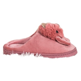 SHELOVET Pantofole Con Fiocco rosa