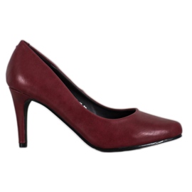 Vices Décolleté in stile classico rosso