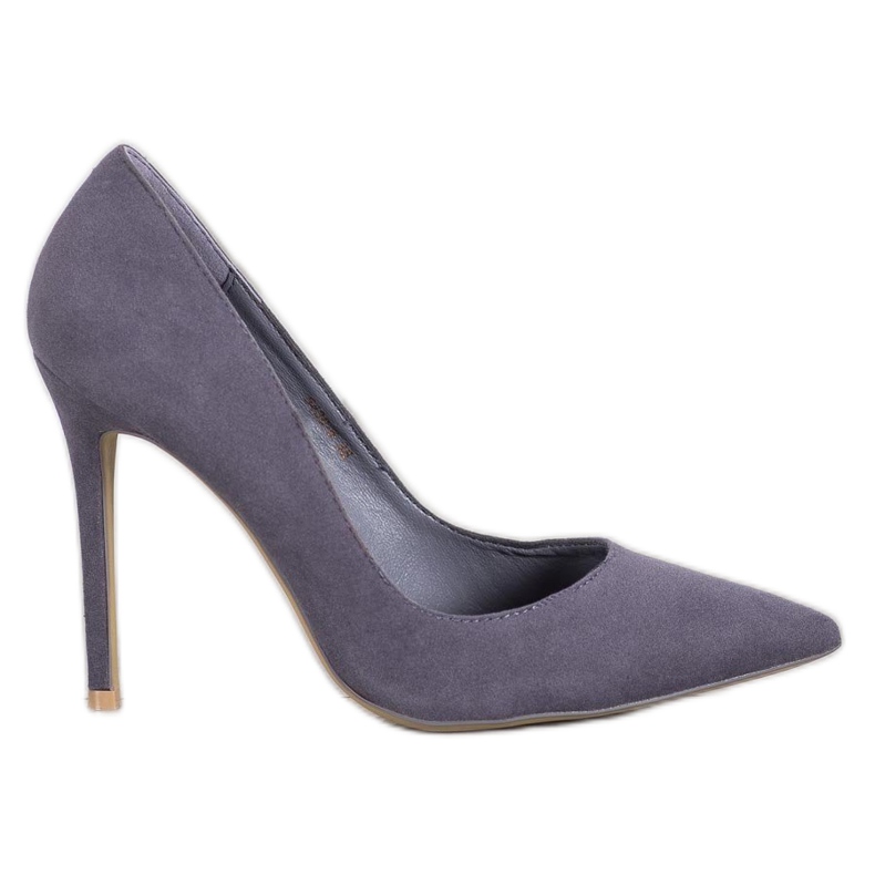 Vices Tacchi in pelle scamosciata grigio