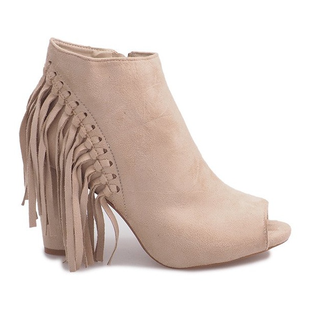 Stivali aperti su un palo 1526-3 Beige
