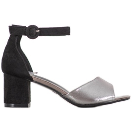 Pompe VINCEZA alla moda nero grigio