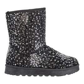 SHELOVET Mukluki caldo con paillettes nero