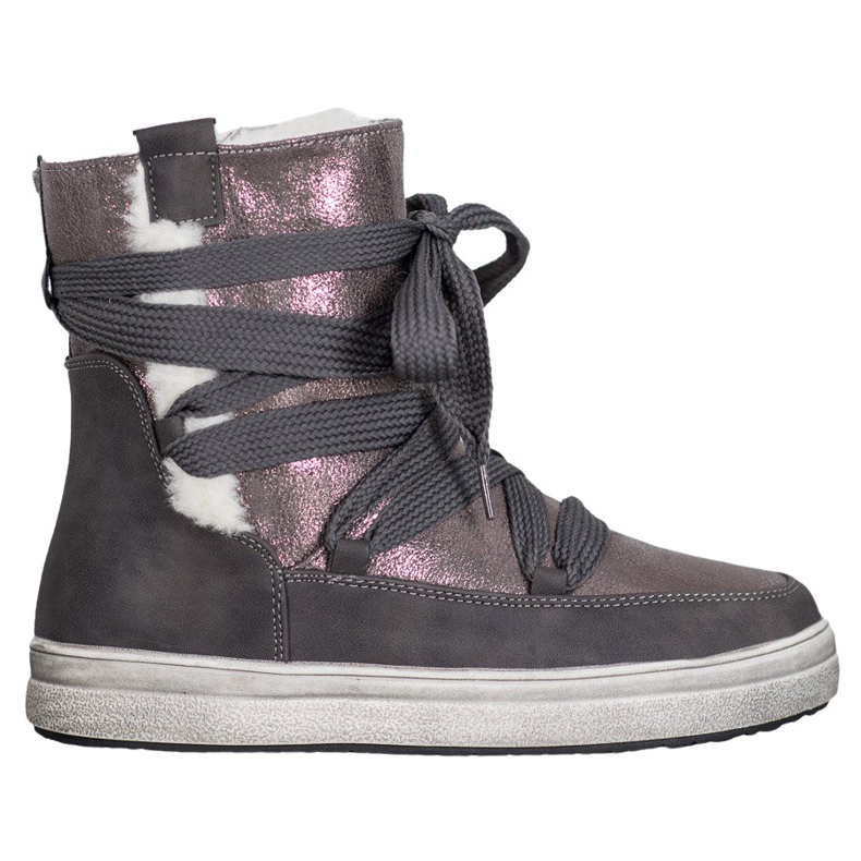 SDS Stivali da neve caldi grigio